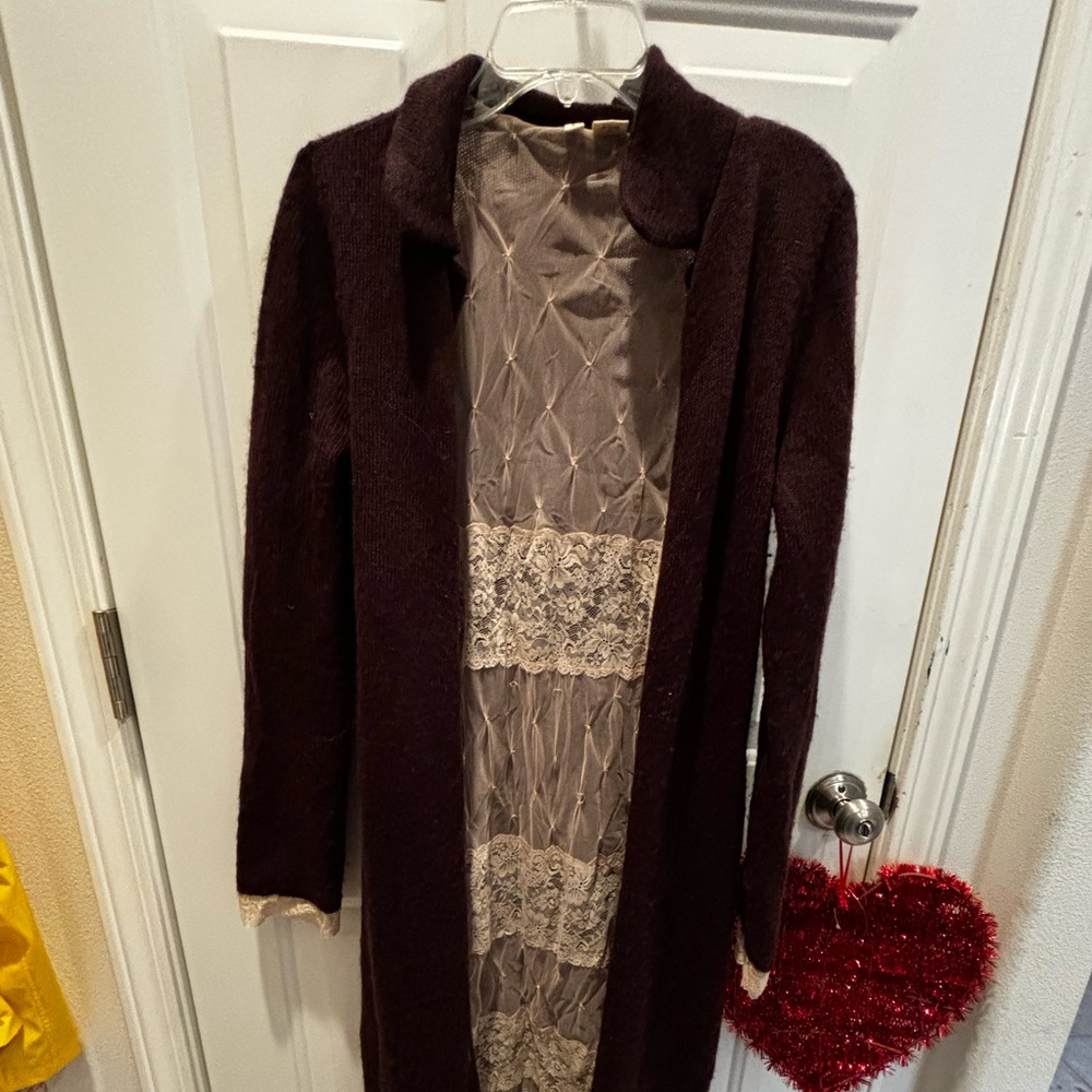 Long cardigan duster